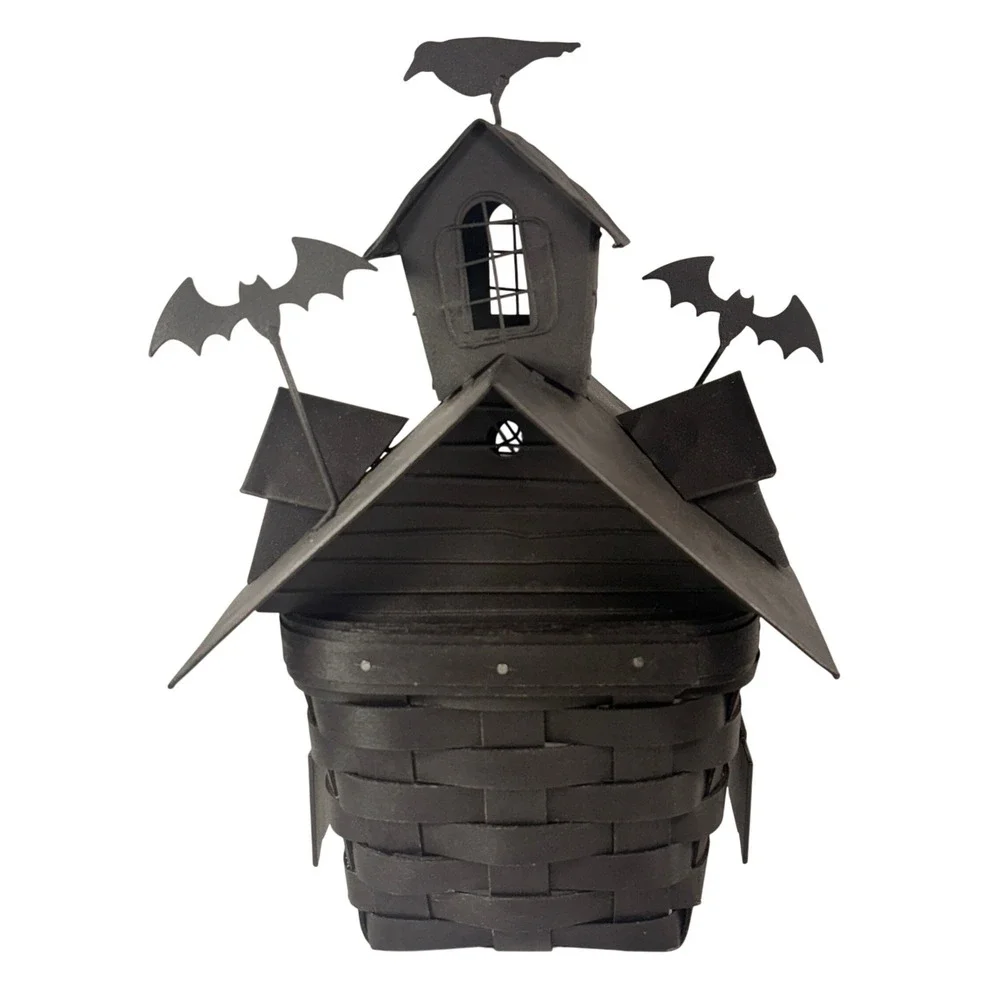 Longaberber 2012 Haunted House Basket Metal Roof 5 Tie-Ons Protector‎ Halloween